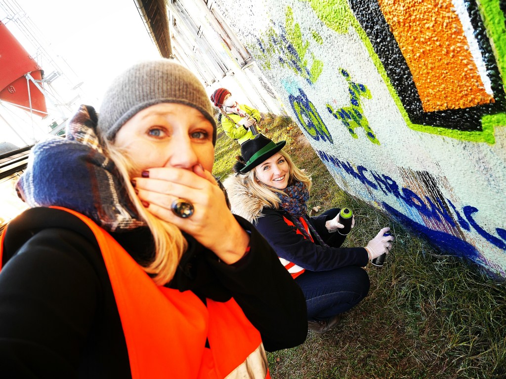 Linz: Legales sprayen und&nbsp;Hafenrundfahrt